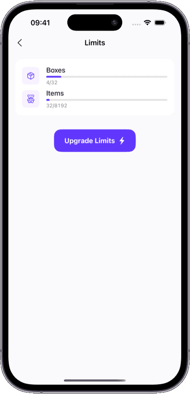Preview of the Sklad inventory app interface 3