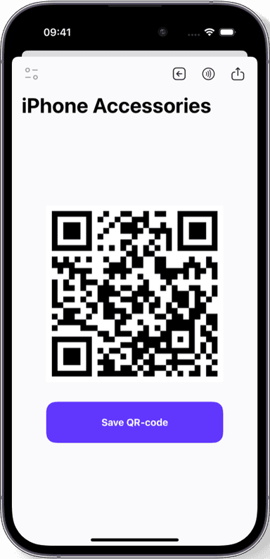 Preview of the Sklad inventory app interface 1