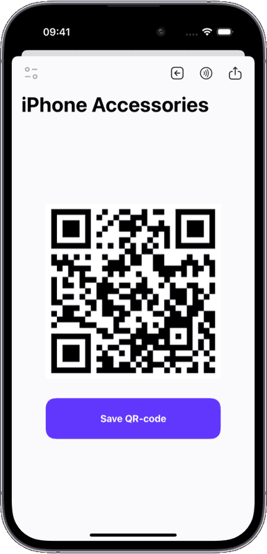 Preview of the Sklad inventory app interface 1